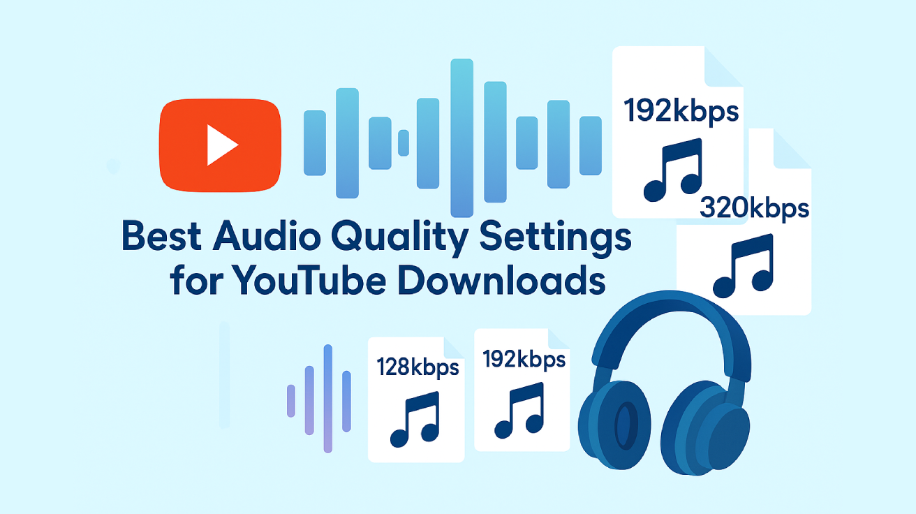 Best Audio Quality Settings for YouTube Downloads