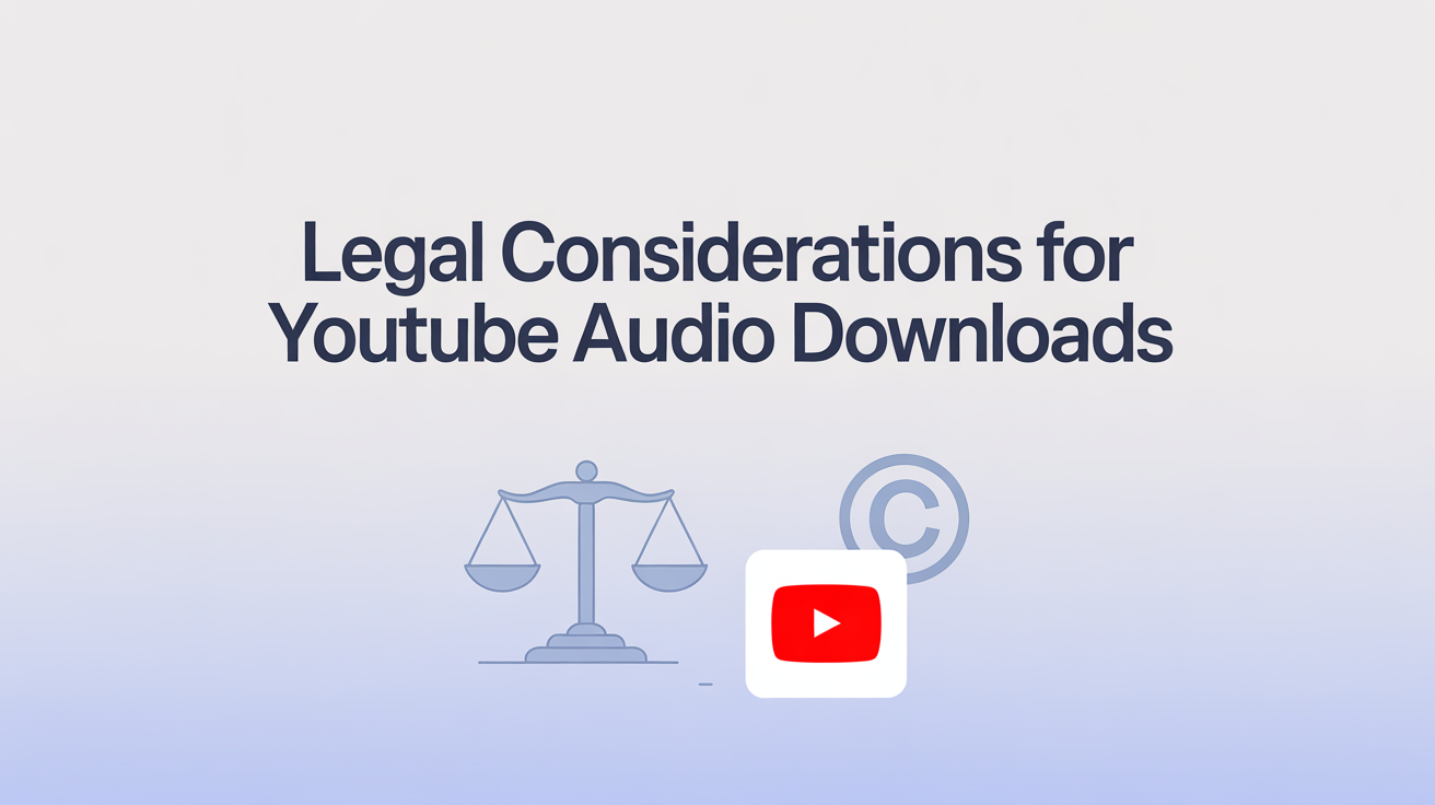 Legal Considerations for YouTube Audio Downloads